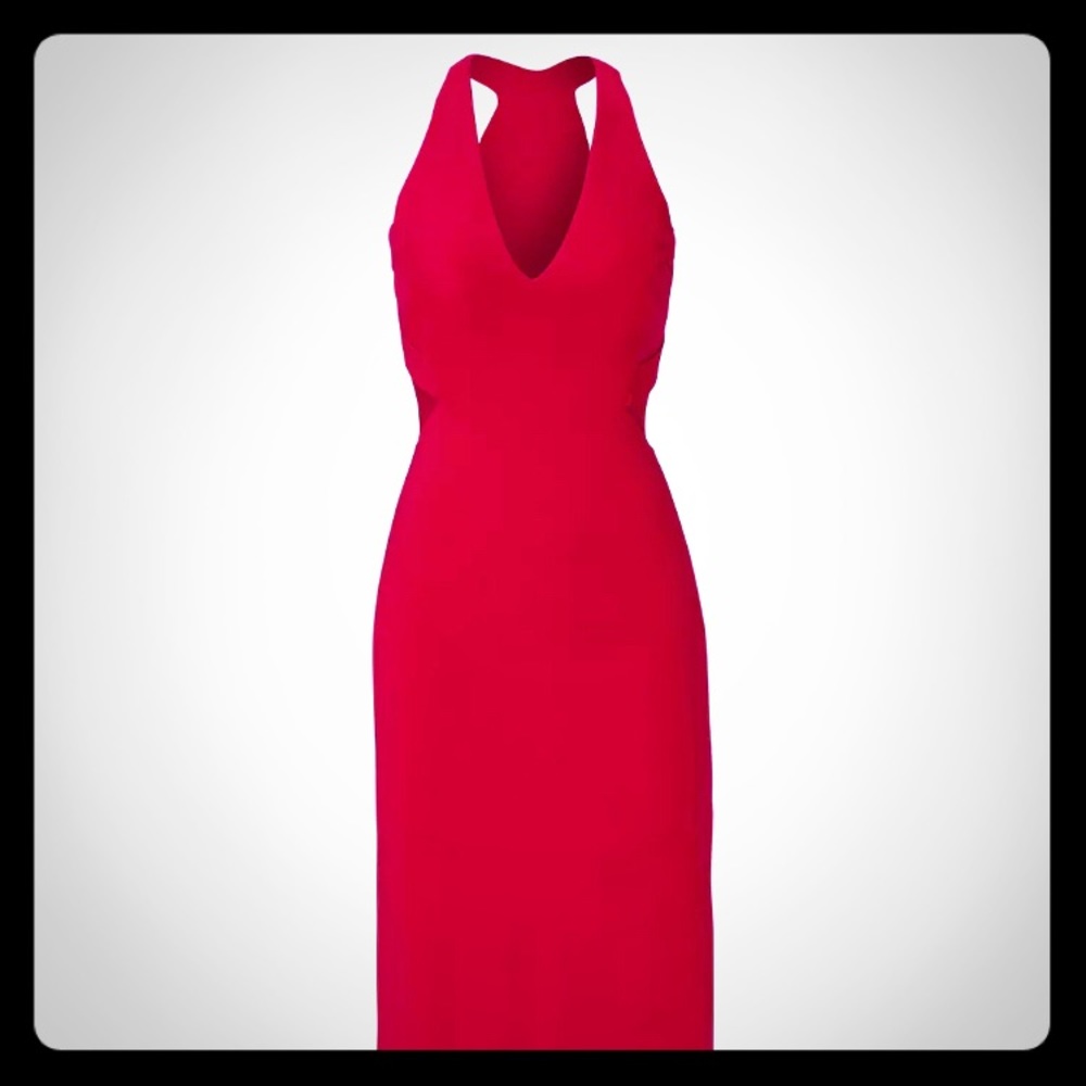 Nicole miller red gown
